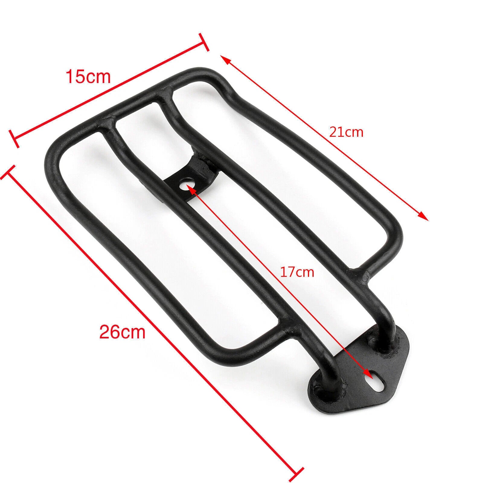 Solo Seat Luggage Rack for Sportster XL883 XL1200 (2004–2015) BLK BK