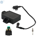 Ignition Coil and Starter Solenoid Relay for Kawasaki Bayou 250 (2003–2011)