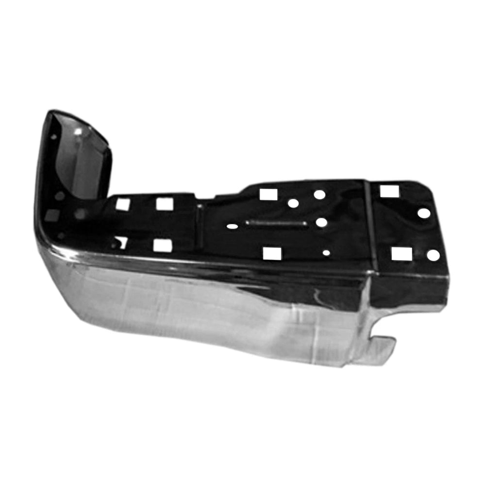 Replacement Chrome Steel Driver Rear Bumper End for Toyota Tundra (2007–2021)