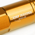20 PC Open End M12x1.5 60mm Tall Orange Aluminum Lug Nuts for JDM Vehicles
