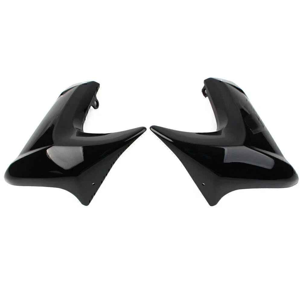 Gloss Black ABS Radiator Cap Compression Plate for Kawasaki ER6N (2012-2016)