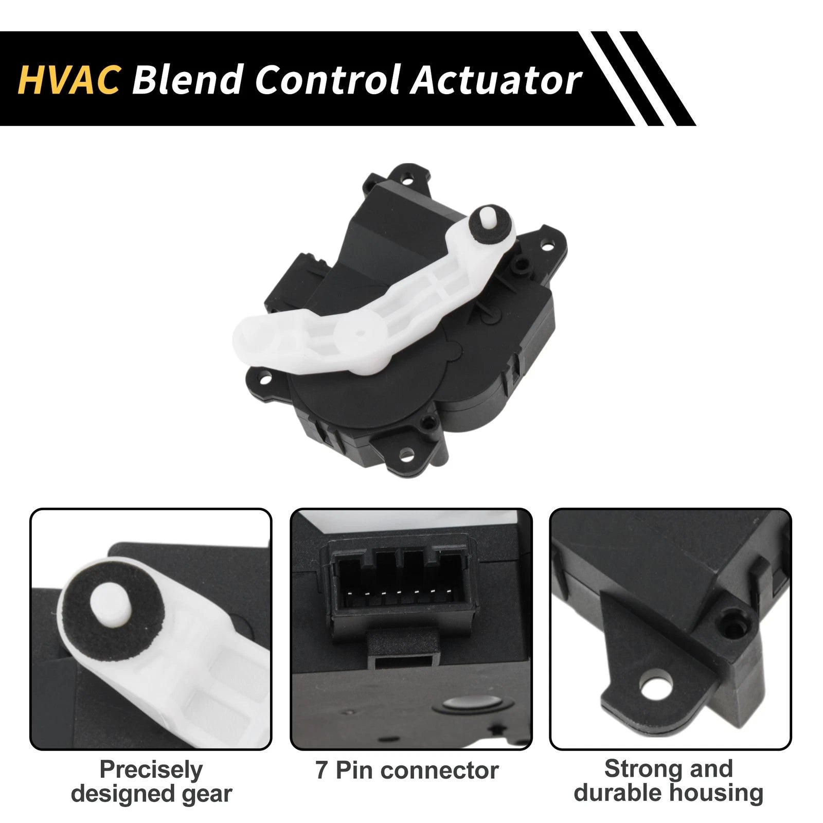 HVAC Heater Blend Door Actuator for Honda Accord (2003–2008) No. 79160SDAA41