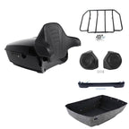 LED Trunk Rack Speakers for Harley Touring CVO Road Glide (2014–2026)