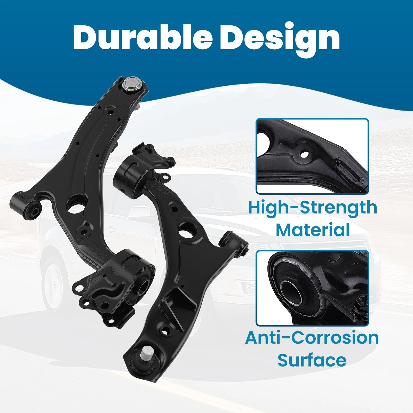 Front Lower Suspension Control Arm w/Ball Joint for Ford Edge MKX (2007–2015)