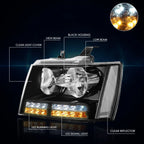 LED DRL Turn Signal Headlight for Tahoe/Suburban (2007–2014)