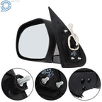 Electric Door Mirror for Toyota Hiace Van (2005–2013) Left Side Black Plastic