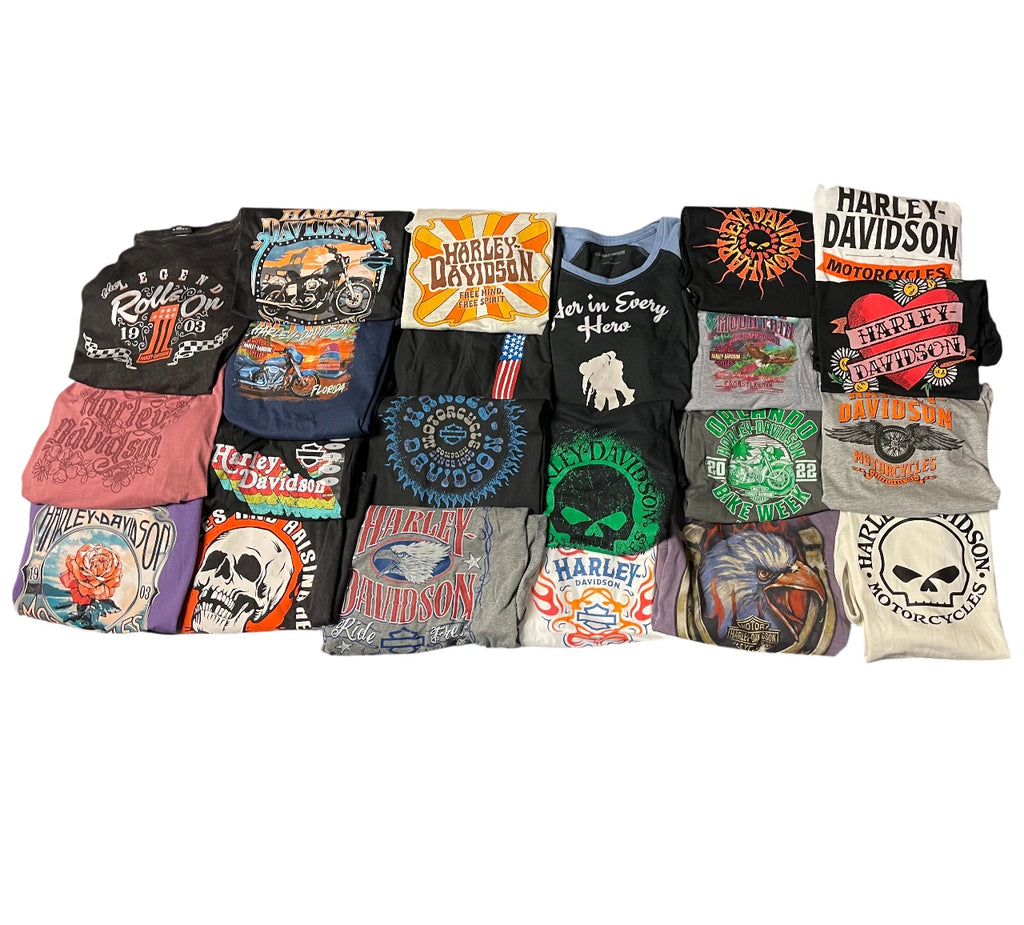 Lot of 50 Harley-Davidson T-Shirts for Women
