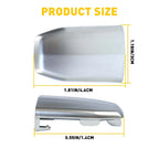 Chrome Front Door Handle Lock Cylinder Cover for Cadillac Escalade (2015–2018)