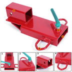 Clamp On Forklift Trailer Hitch 2" Receiver Towing Adapter