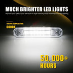 Set of 2 LED License Plate Lights for Mercedes W201 W202 W124