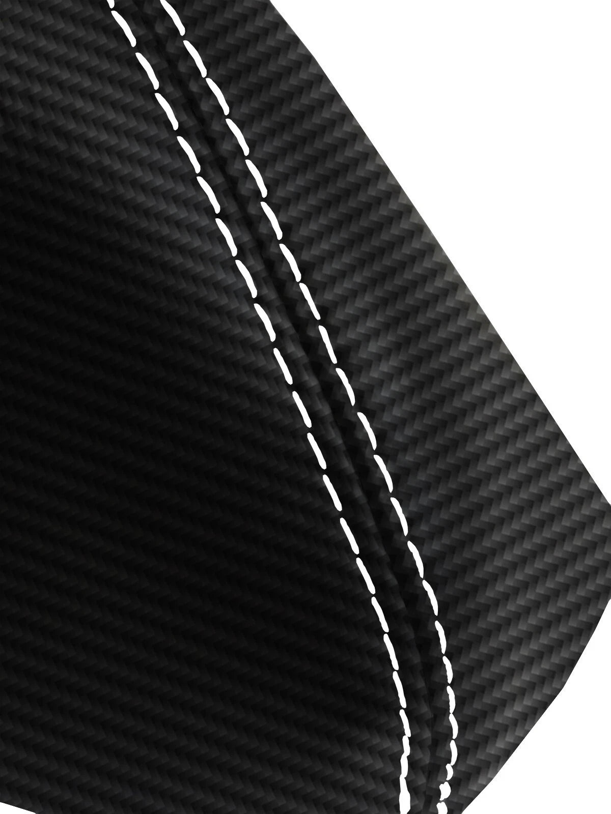E Brake Boot Cover for Nissan 300ZX (1990–1996) PVC Carbon White Stitch