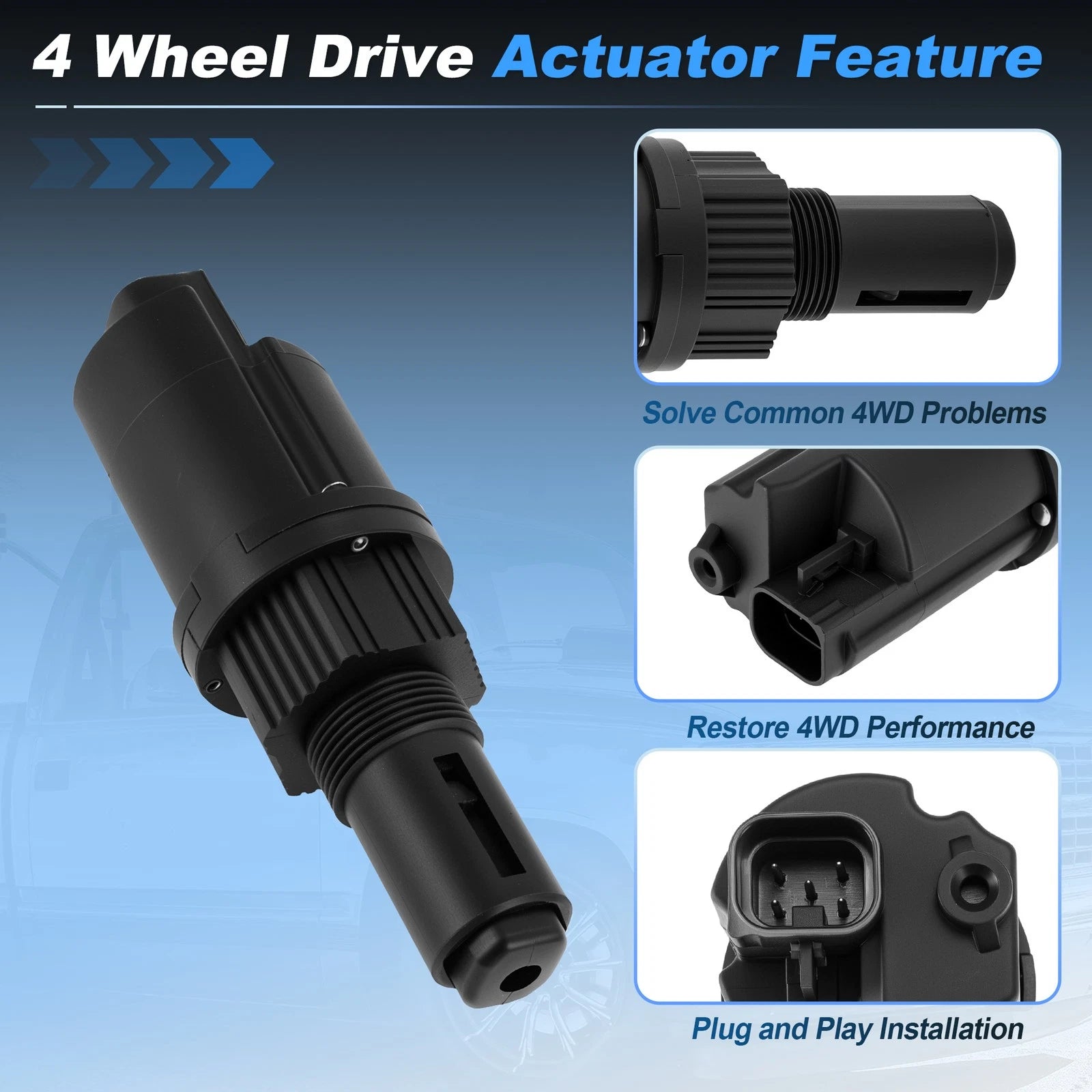4WD Actuator for Chevy Silverado, Avalanche, K1500 (2000–2006) 26060073
