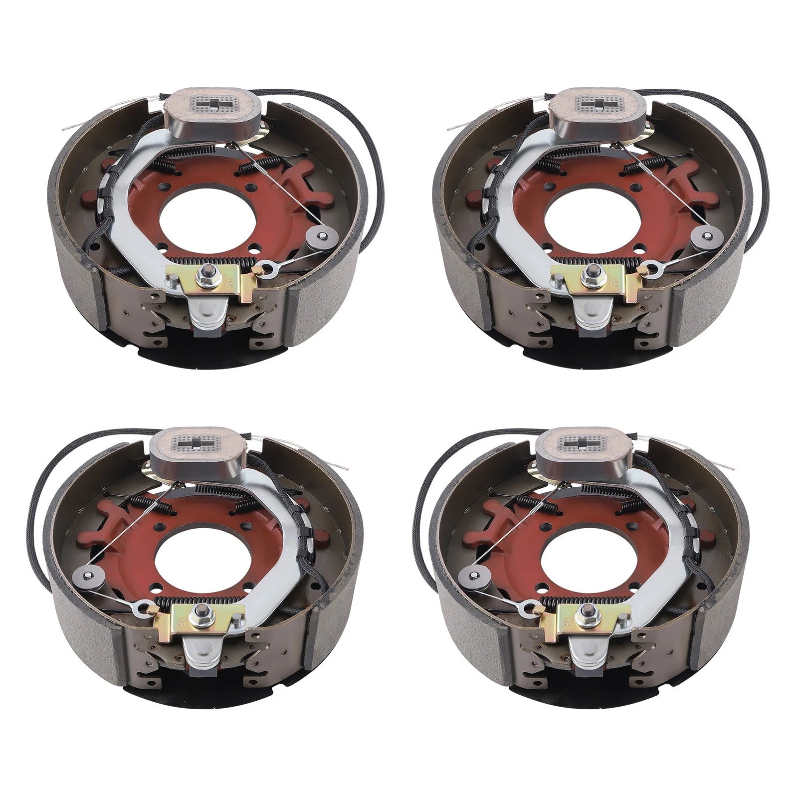 Set of 4 Electric Brake Assembly for Dexter Axle 8000 lbs (023-435-00, 23-434)