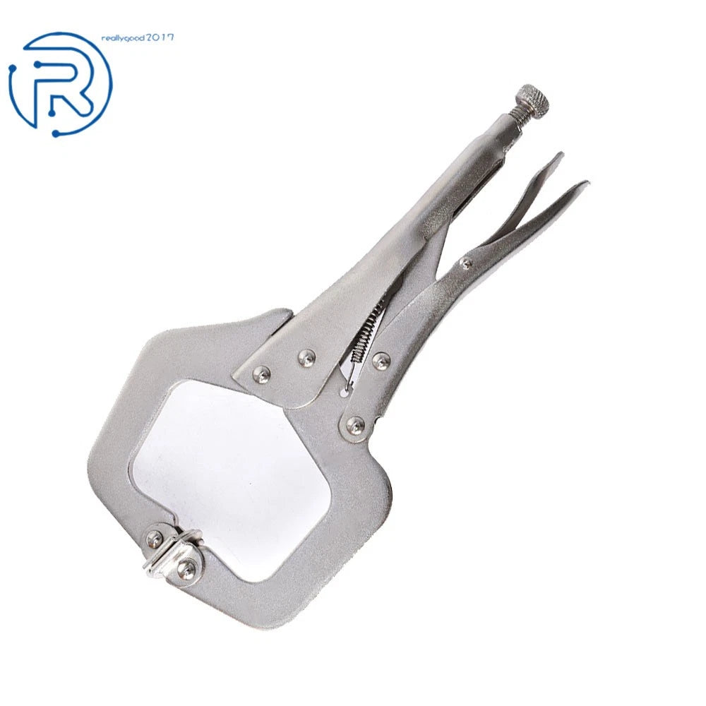 5 Pcs 11" Locking C Clamp Pliers Grip with Swivel Pad Vise Clamps