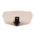 Universal Adjustable Clip-On Windshield Air Deflector - Smoke & Black