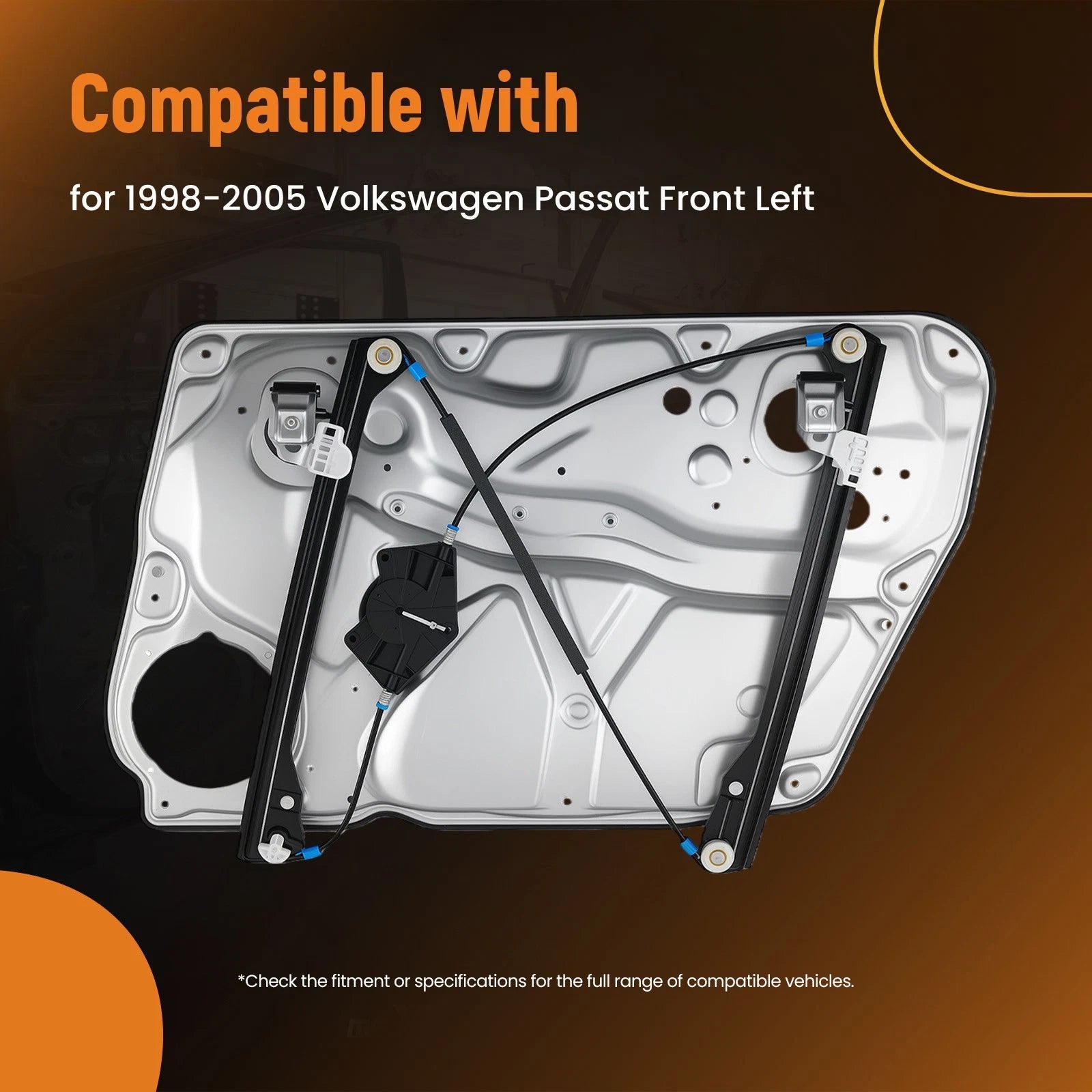 Front Left Window Regulator for Volkswagen Passat (1998-2005)