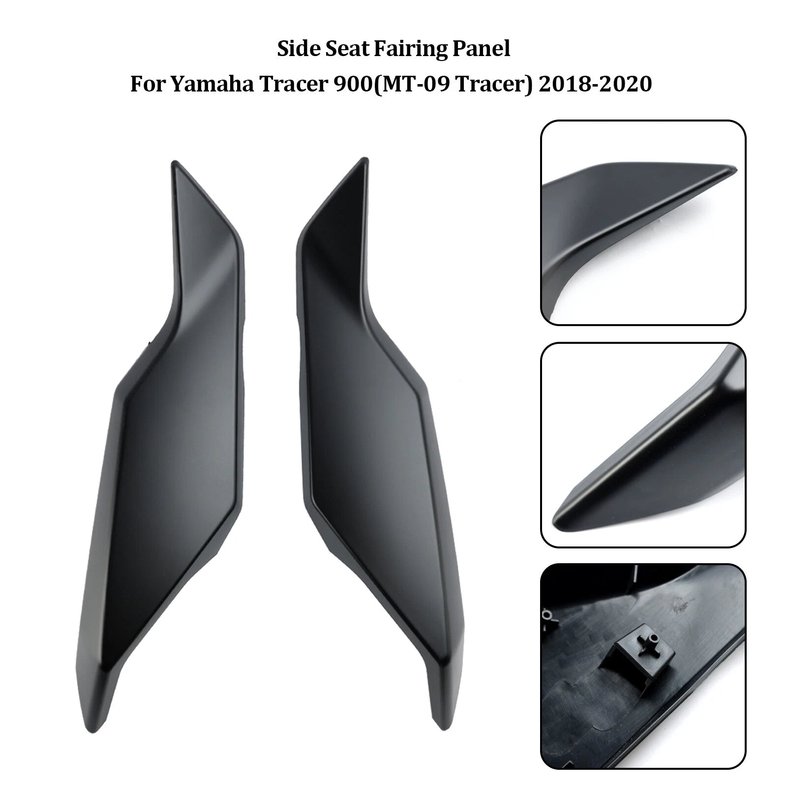 Rear Tail Side Seat Fairing Panel for Yamaha Tracer 900/GT (2018–2020) Matte Black