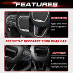 Glossy Black Driver Side Control Cover Trim for Dodge Challenger Charger (2015-)