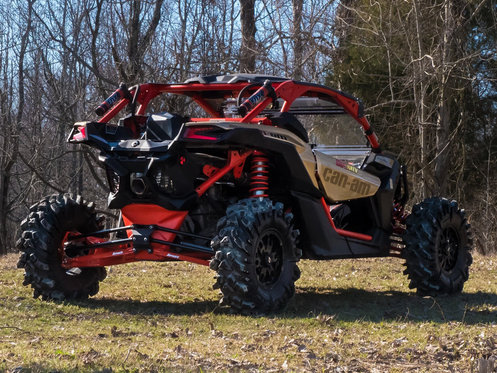 Boxed Rear Lower Radius Arms for Can-Am Maverick X3 (2017–2023) - Red