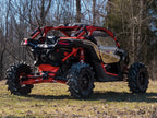 Boxed Rear Lower Radius Arms for Can-Am Maverick X3 (2017–2023) - Red