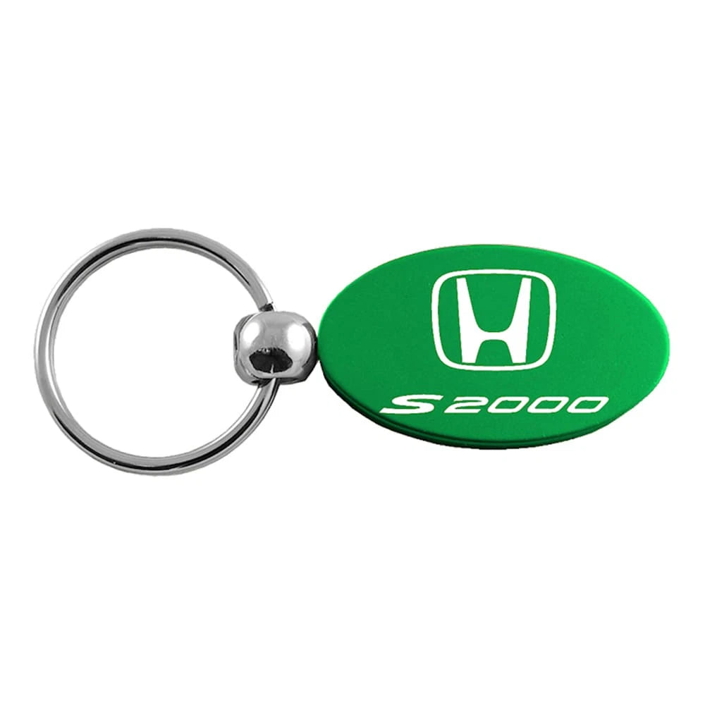 Green Oval Keychain KC1340.S20.GRN - Officially Licensed for Honda S2000