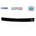 Replacement Steel Rear Bumper Impact Bar without Tow for Chevrolet Silverado (2014–2018)