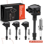 Set of 4 Ignition Coils & 4 Iridium Spark Plugs for Honda Civic (2016–2020)