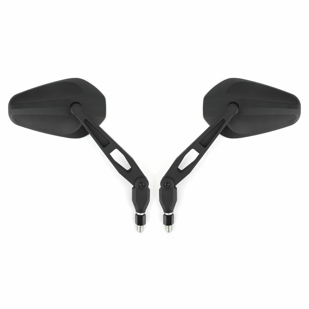 M10 10mm Rearview Side Mirrors Pair for Motorcycle Custom T9