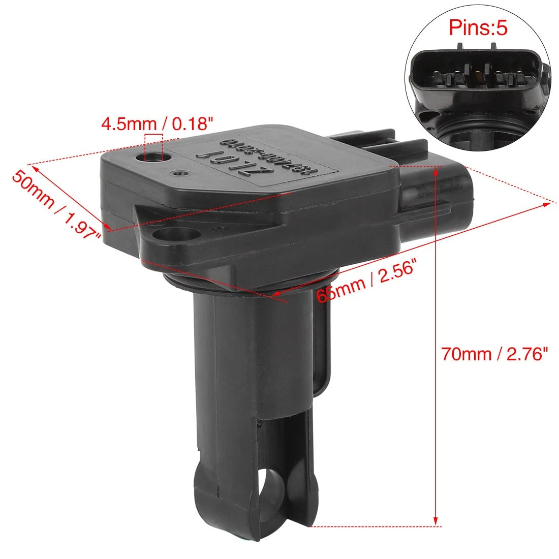 MAF Mass Air Flow Sensor ZL01-13-215 for Mazda RX-8 (2004–2008)