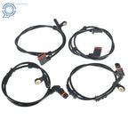 Set of 4 ABS Wheel Speed Sensors for Mercedes-Benz C250 C300 (2012–2015)