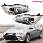 Headlights for Toyota Camry LE SE (2015–2017) Halogen Pair