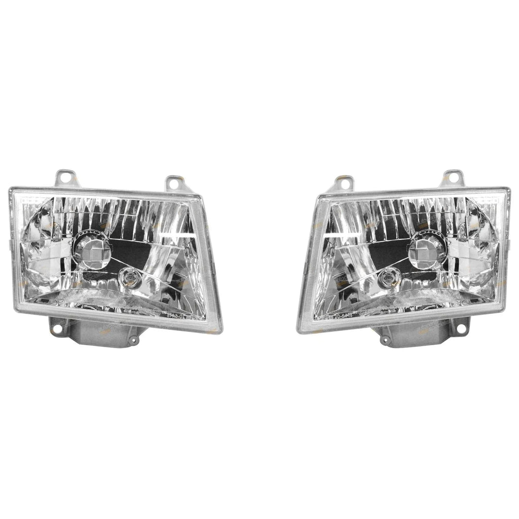Headlights Pair LH+RH for Mazda Bravo UN B2500 B2600 Ute (2002 - 2006)