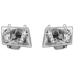 Headlights Pair LH+RH for Mazda Bravo UN B2500 B2600 Ute (2002 - 2006)