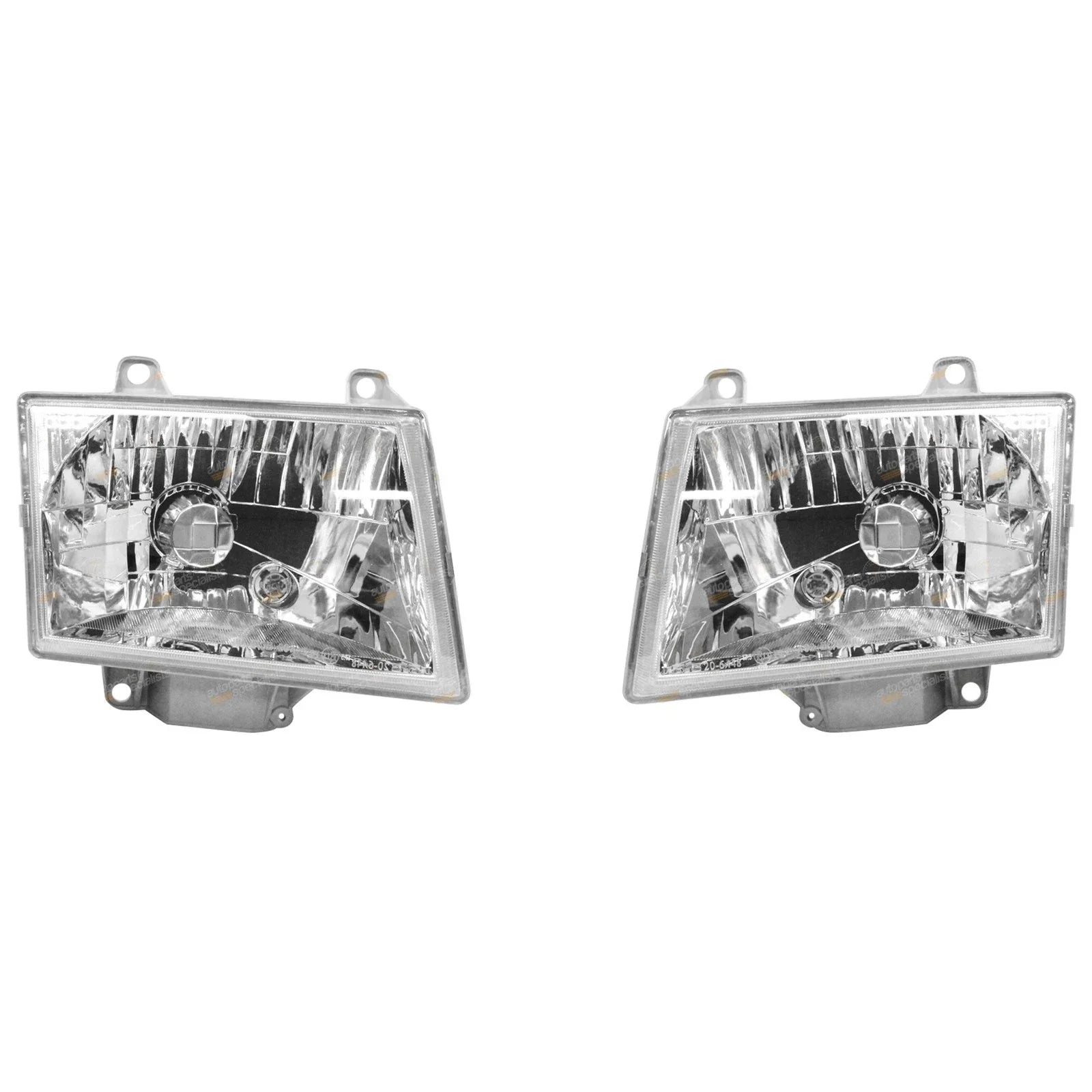 Headlights Pair LH+RH for Mazda Bravo UN B2500 B2600 Ute (2002 - 2006)