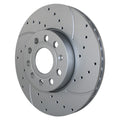 2X Front Drilled Coat 288mm Brake Rotors for A3 Beetle Jetta (2000–2006)