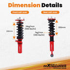 24 Way Adjustable Coilovers for BMW 5 Series E60 (2004–2010)