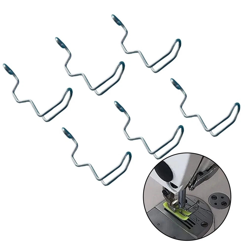 6X Metal Finger Guard for Sewing Machine Flatbed Needle Safety Protector