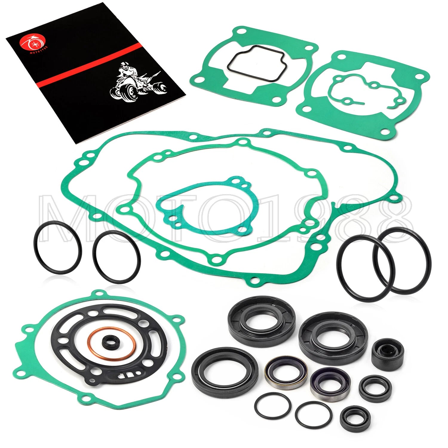 Complete Engine Gasket Seal Rebuild Kit for Kawasaki KX80 KX85 KX100 (1998–2005)