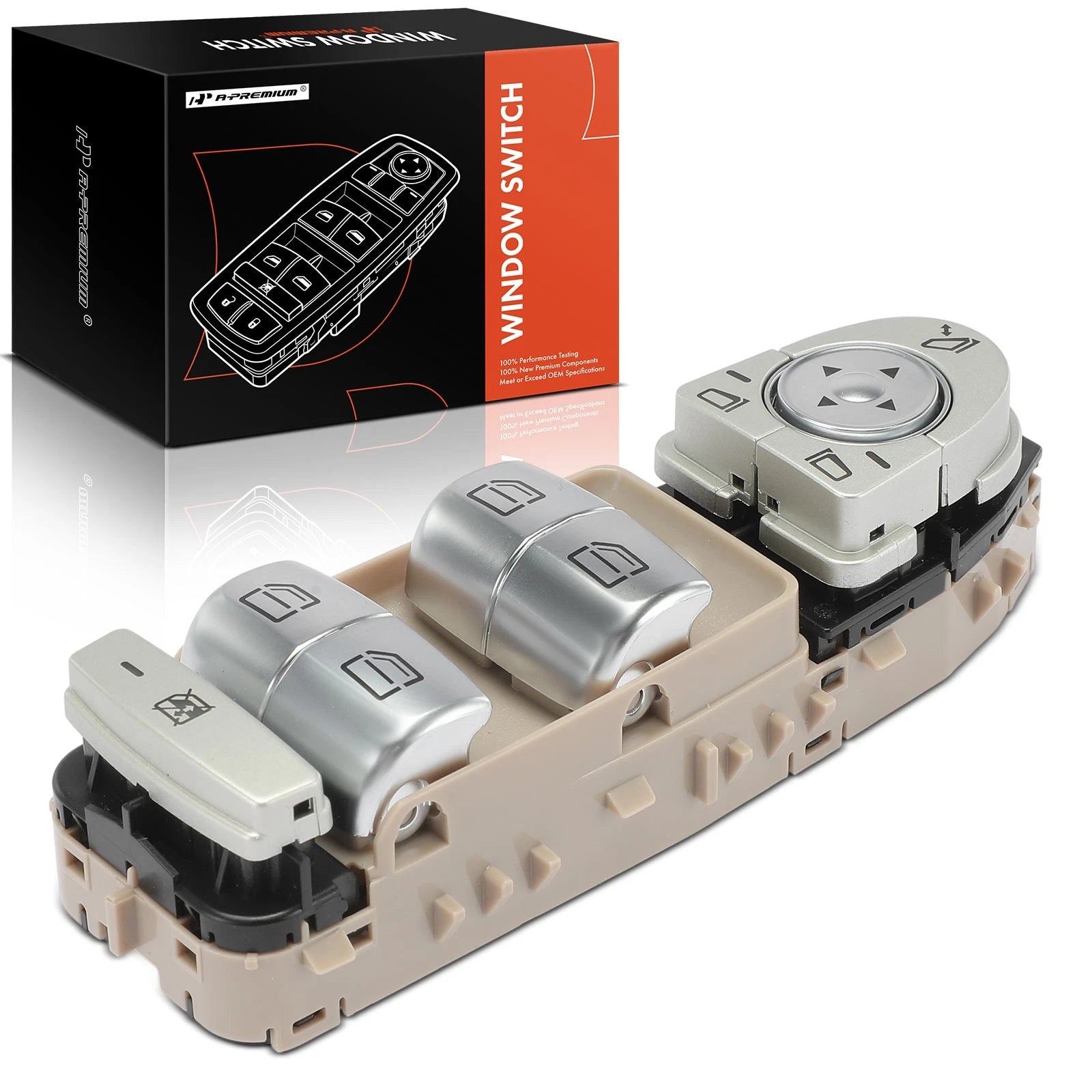 Front Left Power Window Switch for Mercedes-Benz C300 C43 AMG (2015–2021)