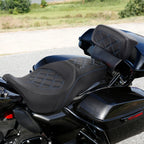 2X Driver Passenger Seat w/ Backrest Pad for Harley Road Glide (2014–2023)