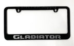 License Plate Frame Front for Jeep Gladiator Script Emblem Silver Fill (—)