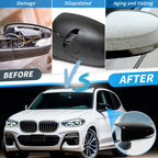 1 Pair Gloss Black Side Mirror Cover Cap for BMW X3 G01 X4 G02 X5 (2017–2024)