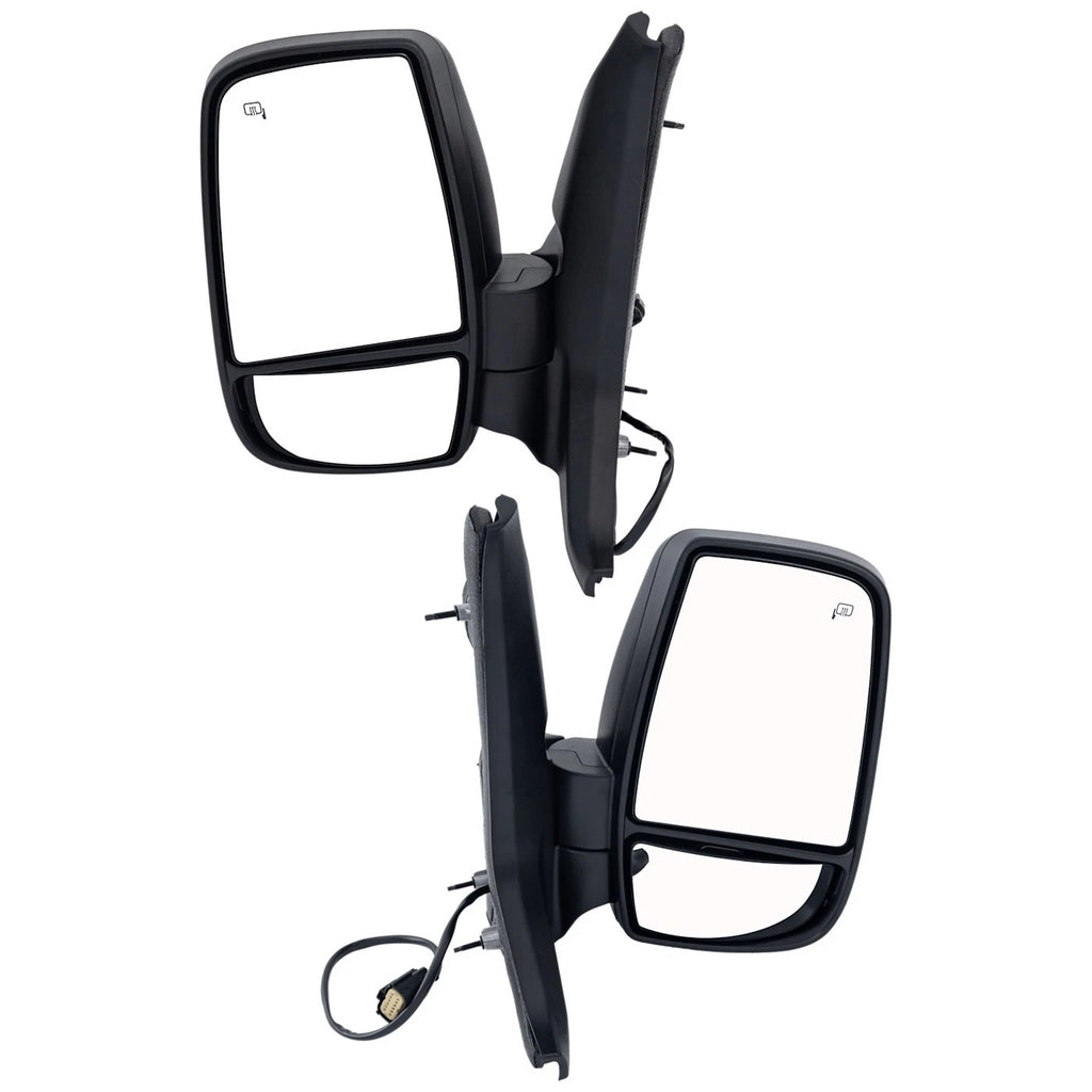 Set of 2 Heated Mirrors for Ford Transit-350