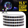 4X LED RGB Wheel Ring Lights for Truck Car Rim (Bluetooth Control)