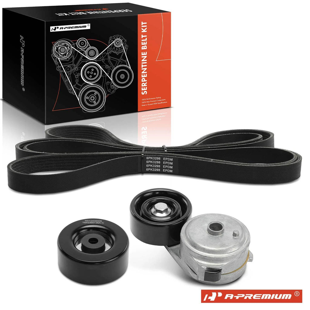 3X Serpentine Belt Drive Component Kit for Chevrolet Silverado (2001)