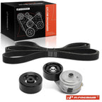 3X Serpentine Belt Drive Component Kit for Chevrolet Silverado (2001)