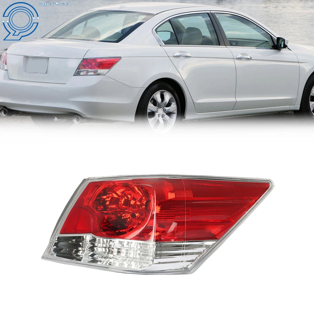 Tail Light for Honda Accord (2008–2012) Halogen Clear Lens Right Side