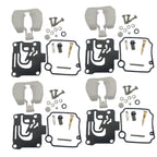 Set of 4 Carburetor Repair Kits 62Y-W0093-10/11 for Yamaha 50HP T50 F50