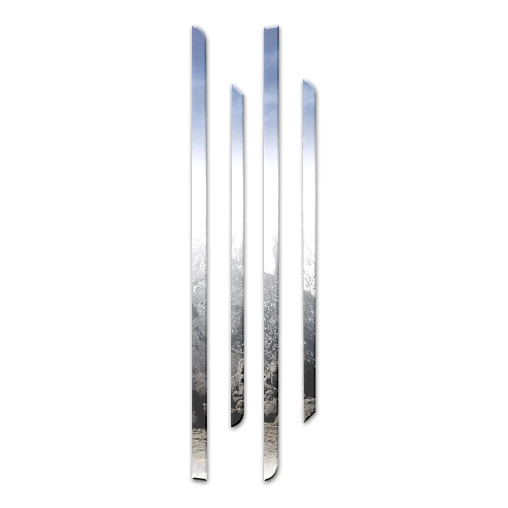 Stainless Steel Window Sills Kit for 2007–2014 GMC Yukon (4 Piece)
