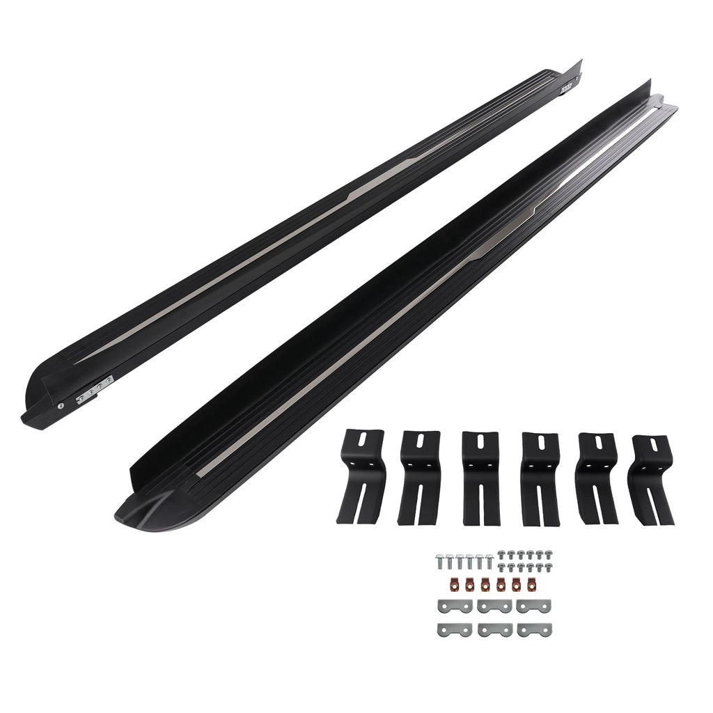 Anti-Slip Running Board for Ford Explorer (2020–2026) Black Silver Side Step